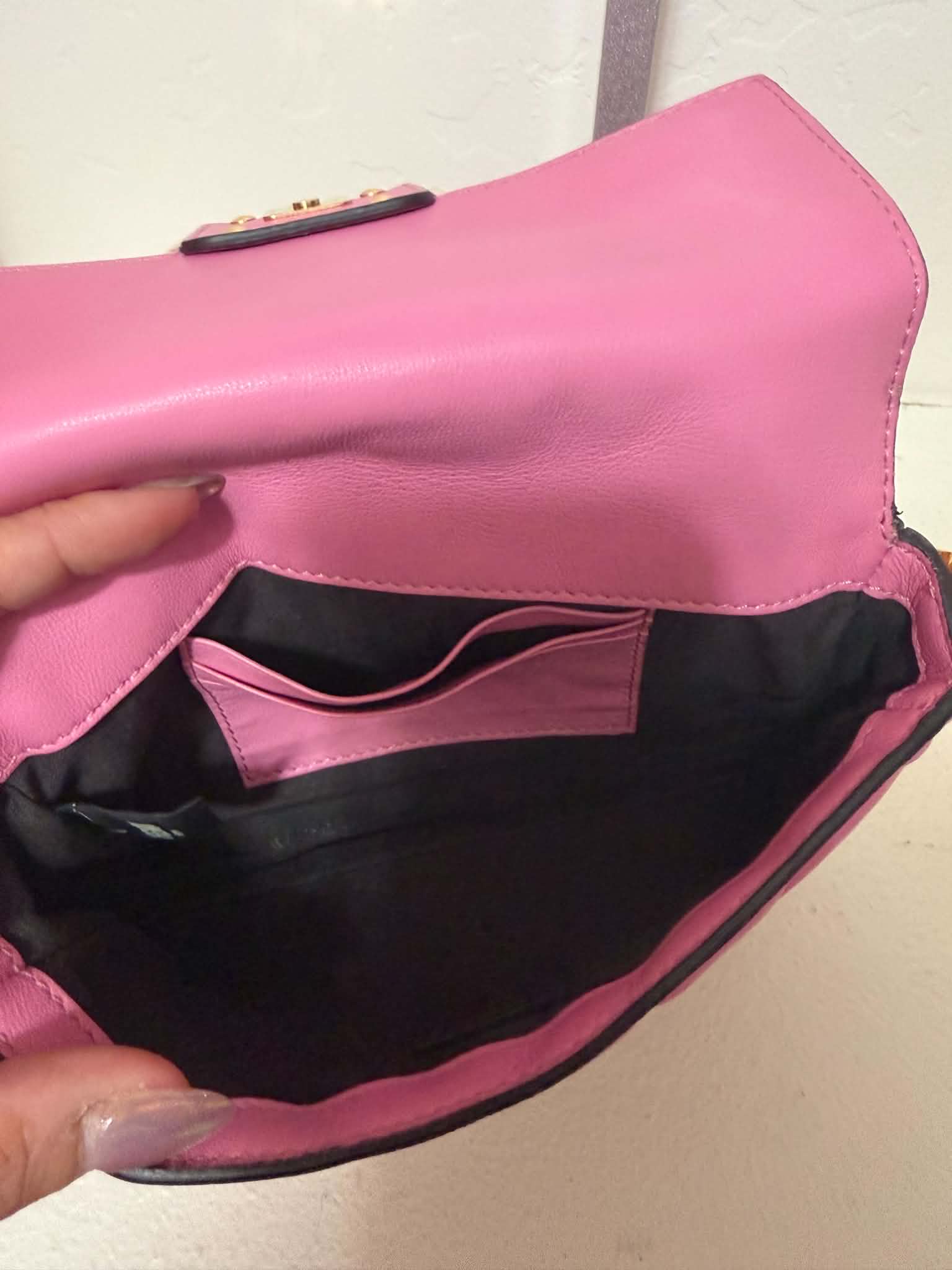 [ PRE LOVED ] FENDI Baguette Vegan Leather Handbag