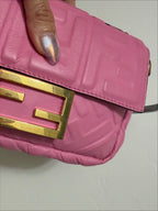 [ PRE LOVED ] FENDI Baguette Vegan Leather Handbag
