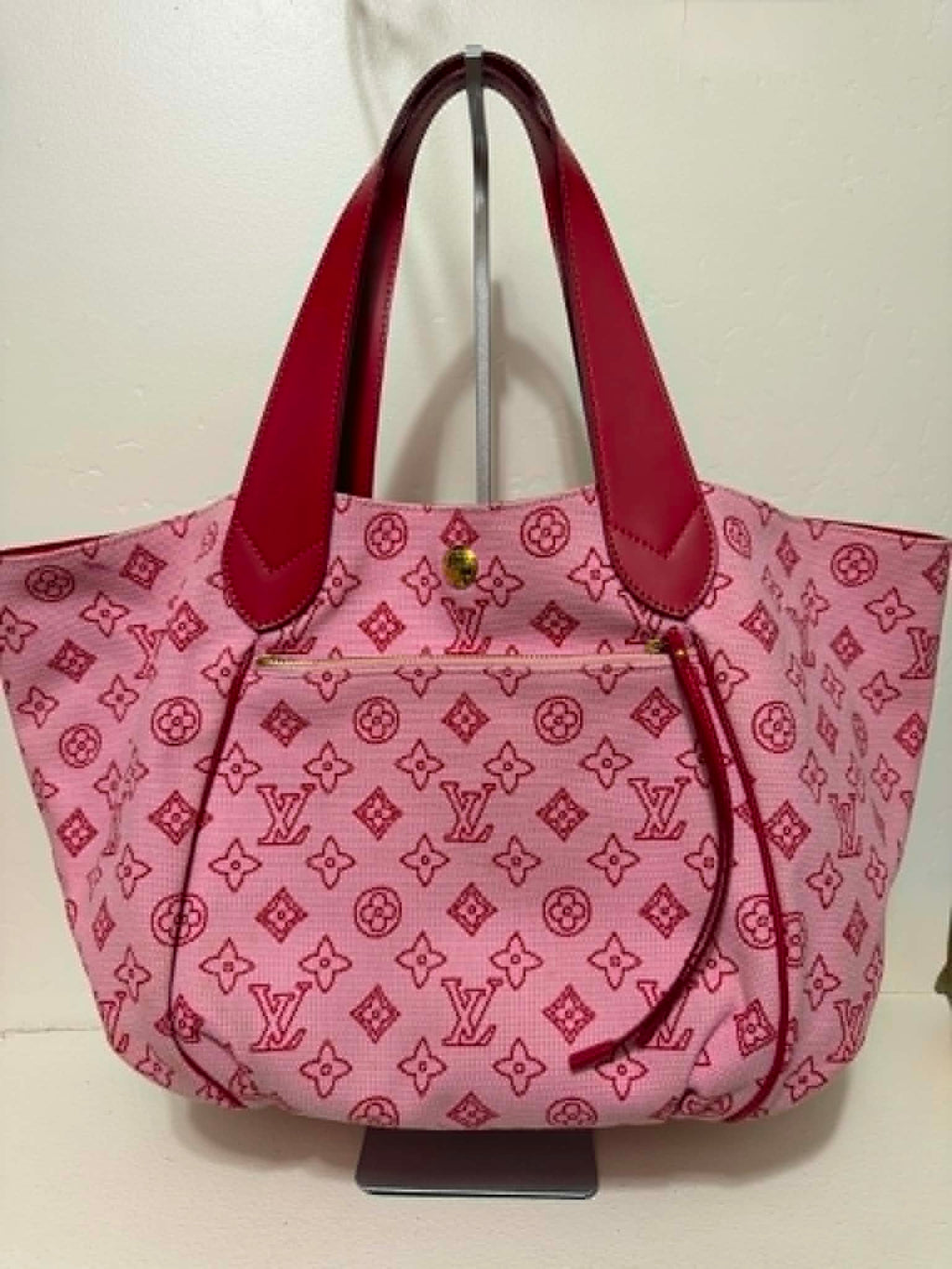 [ PRE LOVED ] LOUIS VUITTON Canvas Cabas Ipanema PM Pink
