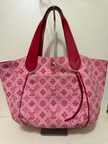 [ PRE LOVED ] LOUIS VUITTON Canvas Cabas Ipanema PM Pink
