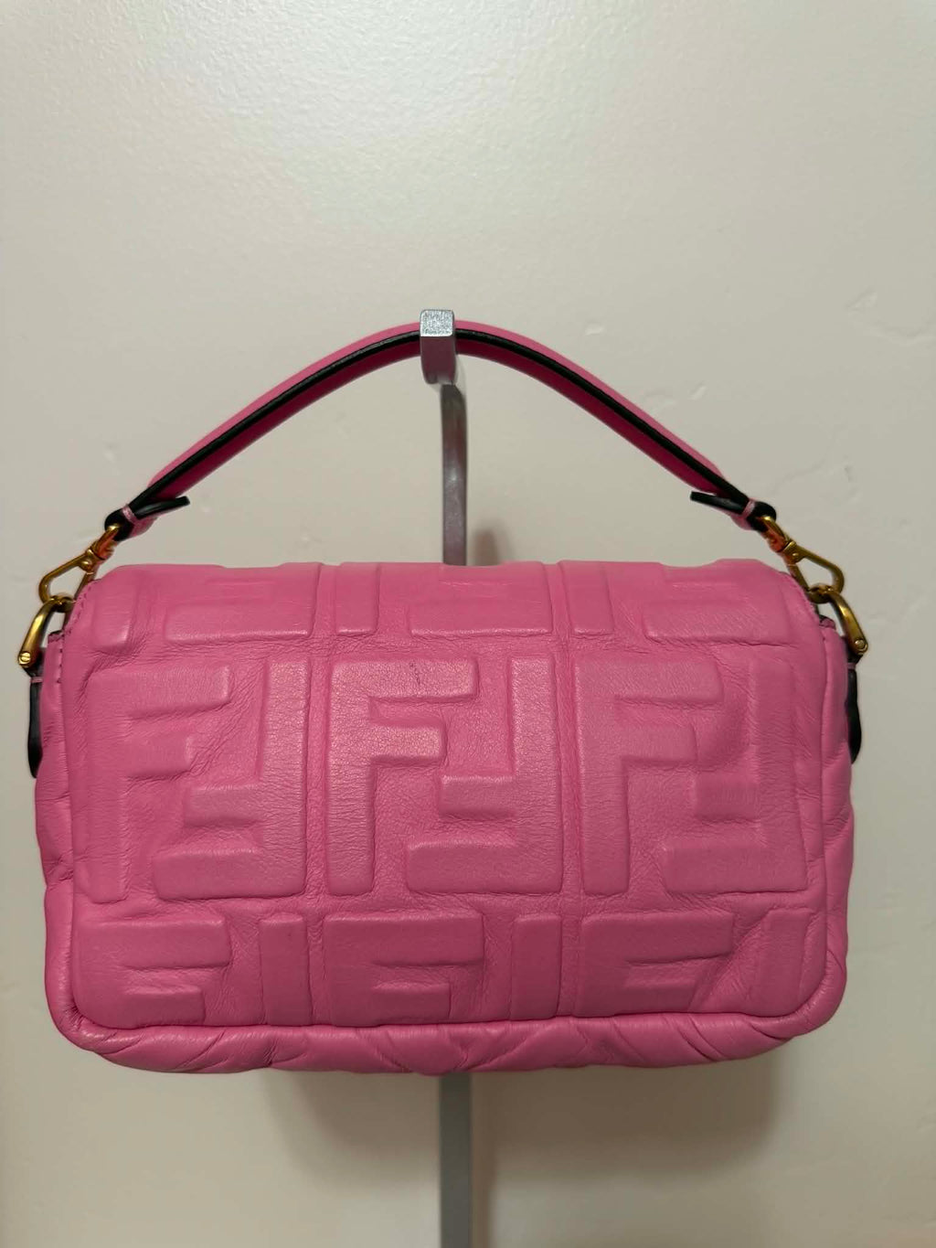 [ PRE LOVED ] FENDI Baguette Vegan Leather Handbag