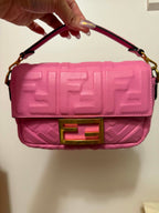 [ PRE LOVED ] FENDI Baguette Vegan Leather Handbag