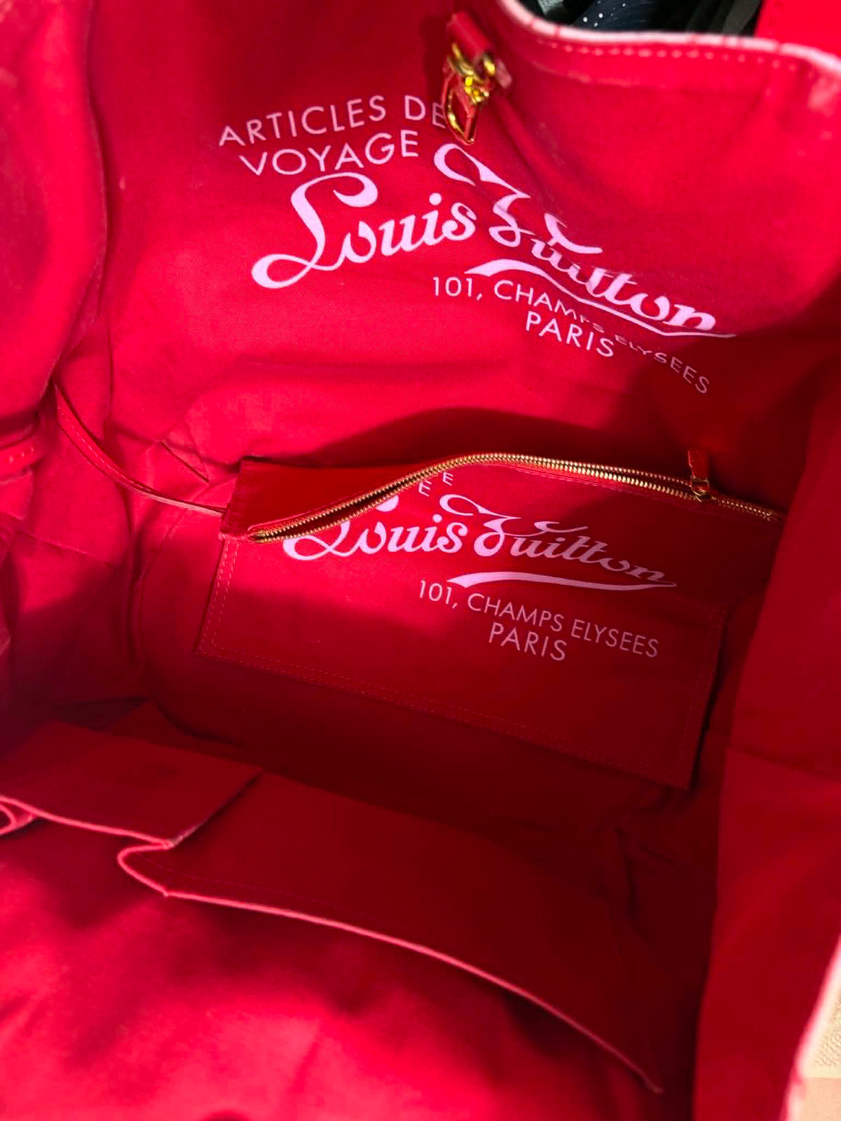 [ PRE LOVED ] LOUIS VUITTON Canvas Cabas Ipanema PM Pink
