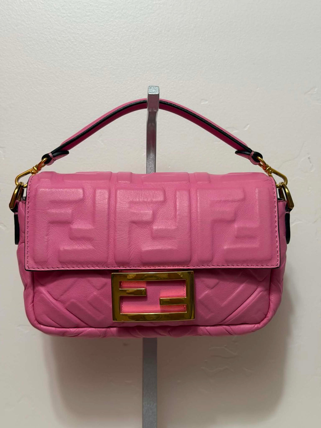 [ PRE LOVED ] FENDI Baguette Vegan Leather Handbag